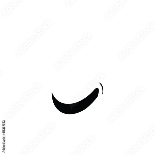 Smile icon Logo Vector Template Design - Vector white