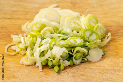 Chop pepper as a hors d 'oeuvres photo