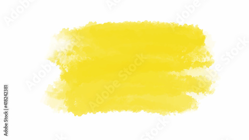 Yellow watercolor background for textures backgrounds and web banners design-
