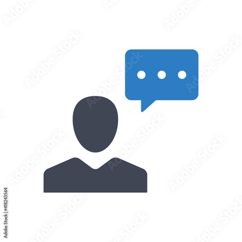 Communication dialog icon