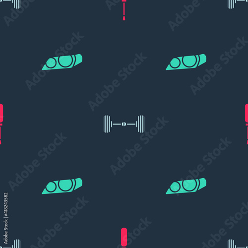 Set Screwdriver, Chassis car and Car headlight on seamless pattern. Vector.