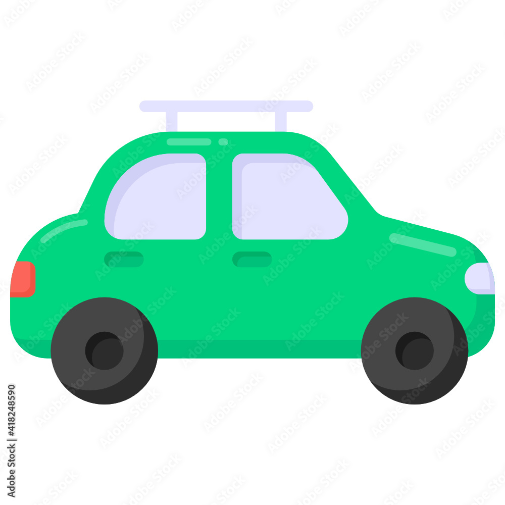 
Car flat editable design vector, transport 

