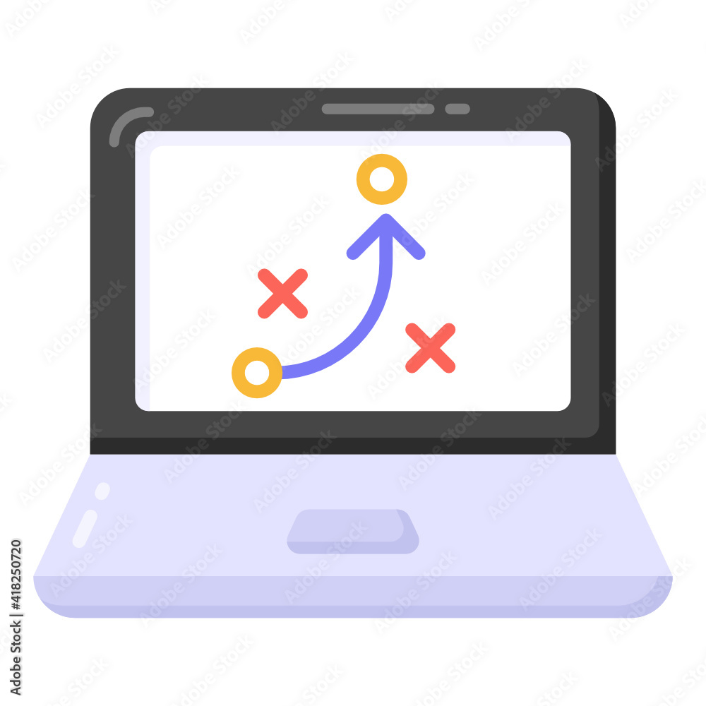 Digital tactics in flat style icon, editable vector
Digital tactics in flat style icon, editable vector