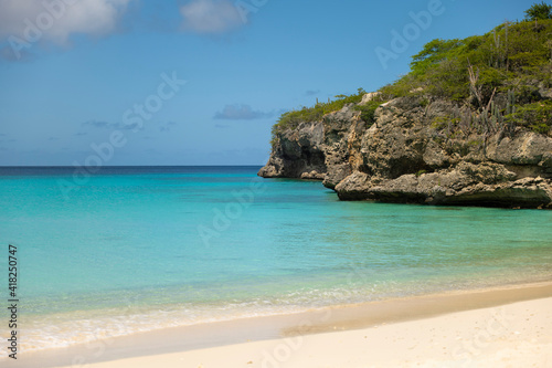 Empty Caribbean beach