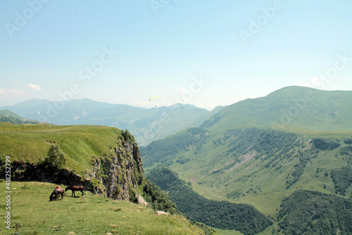 beautiful view of the mountains in Georgia © YulianaK