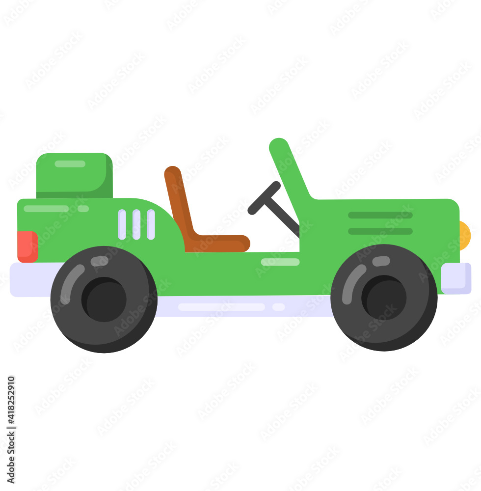 Convertible vector icon in flat design
Convertible vector icon in flat design