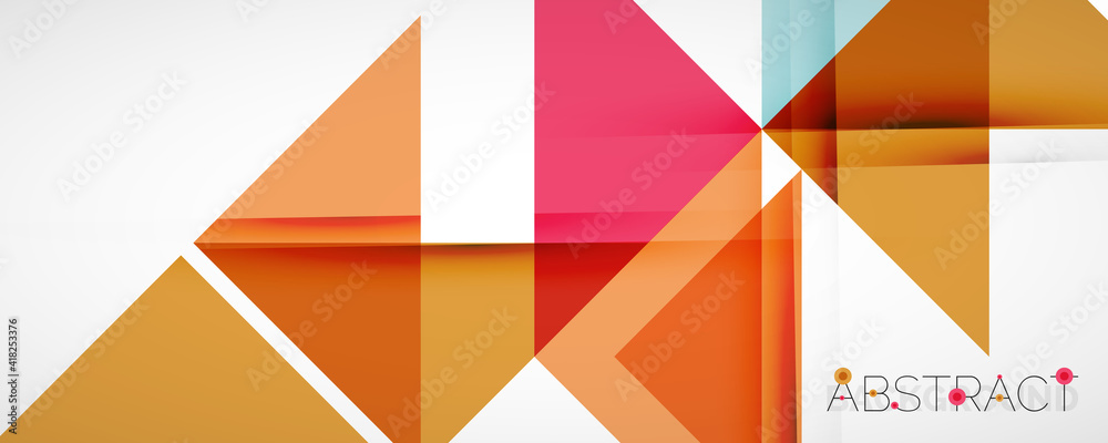 Set of vector triangle geometric backgrounds. Vector illustration for covers, banners, flyers and posters and other designs Set of vector triangle geometric backgrounds. Vector illustration for covers, banners, flyers and posters and other designs