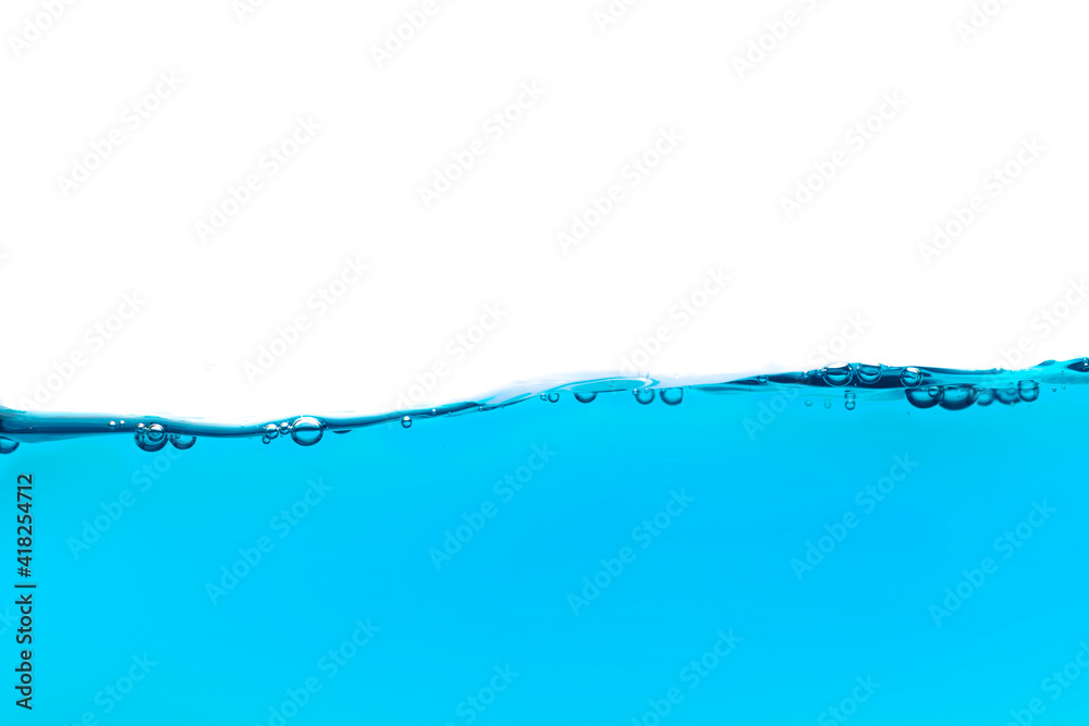 The image of moving water in orange waves The image of moving water in orange waves