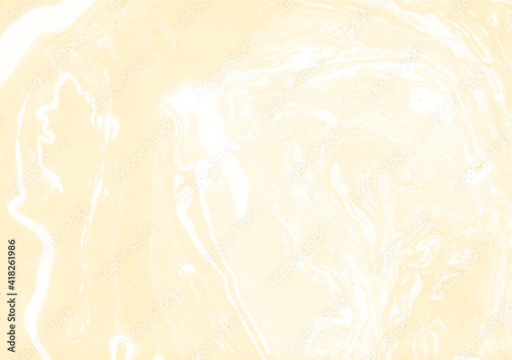 Abstract artsy backdrop. Decorative golden yellow acrylic marble texture. Eco-friendly theme, festive brand, creative poster. Marbling background. Liquid ink on wet surface. Light yellow marbled paper Abstract artsy backdrop. Decorative golden yellow acrylic marble texture. Eco-friendly theme, festive brand, creative poster. Marbling background. Liquid ink on wet surface. Light yellow marbled paper