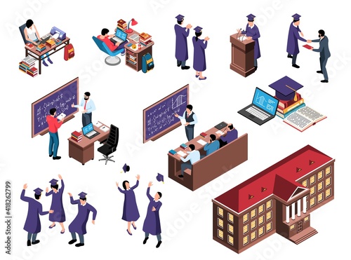 Graduation Day Icon Set