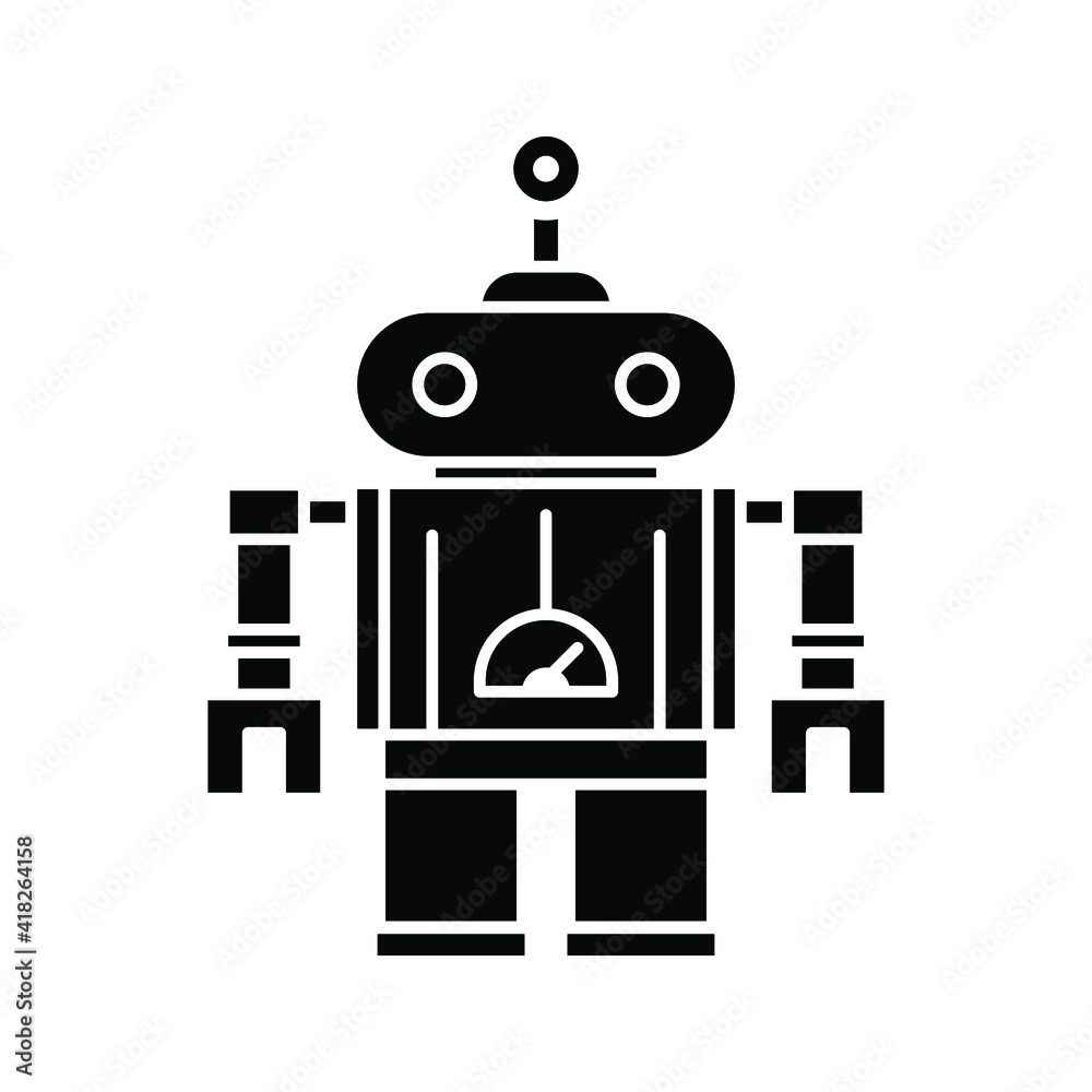 Obraz premium robot icon. bot sign. vector illustration