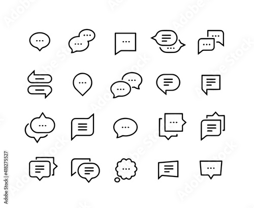set of icons for web