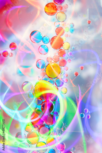 Beautiful Abstract Space Age Bubbles, Spheres and Swirls