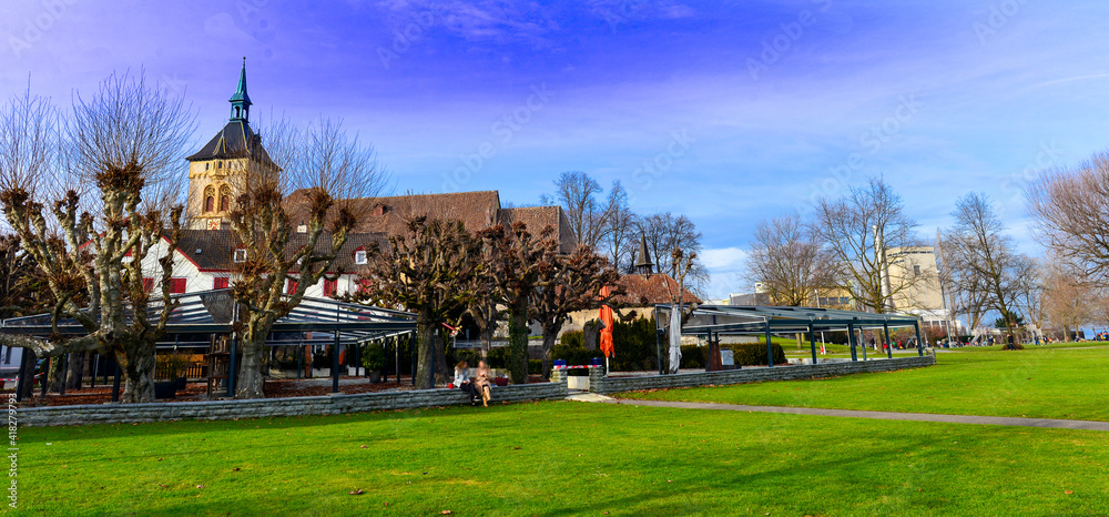 Bodenseeufer Arbon im Kanton Thurgau / Schweiz Bodenseeufer Arbon im Kanton Thurgau / Schweiz