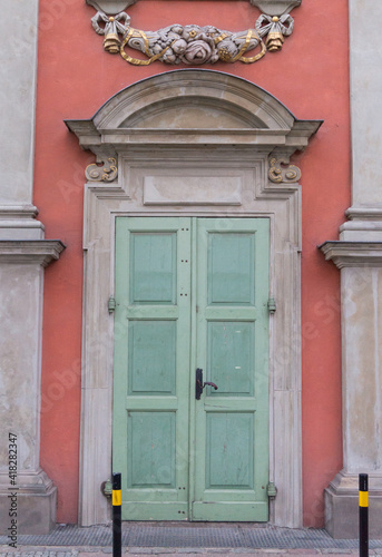 old door in the town