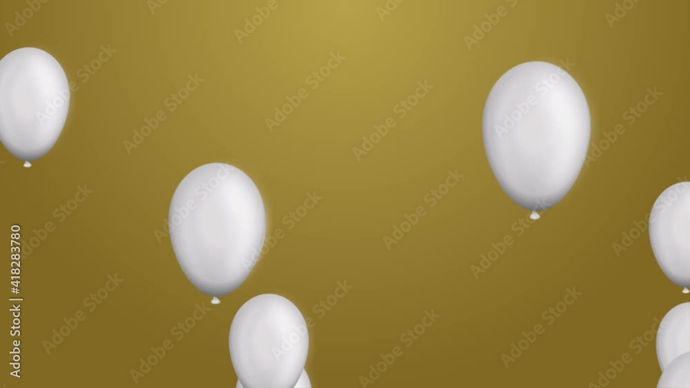 BALLON FLY. CELEBRATION ANIMATION. HAPPY BIRTHDAY TEMPLATE BALLON FLY. CELEBRATION ANIMATION. HAPPY BIRTHDAY TEMPLATE