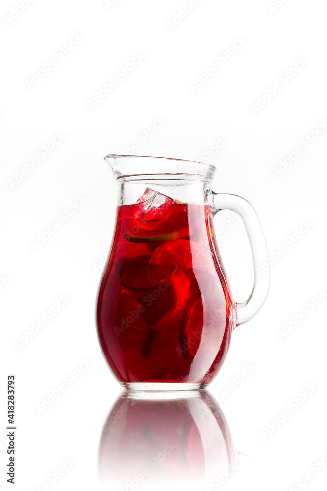 Coctail jug isolated on white