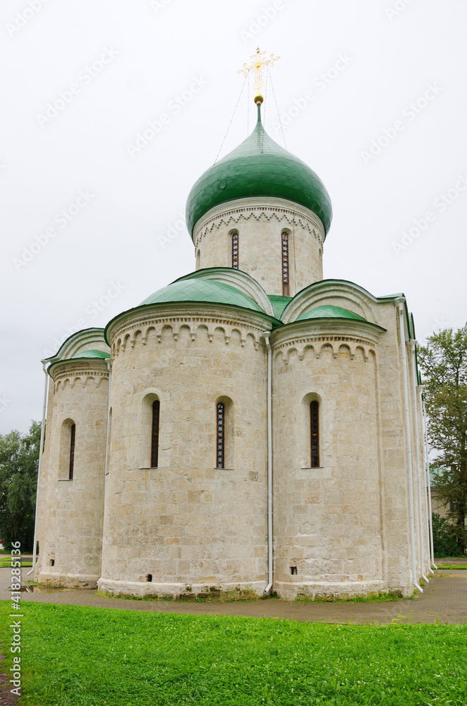 Spaso-Preobrazhensky Cathedral. Pereslavl-Zalessky, Yaroslavl region. The Golden Ring of Russia