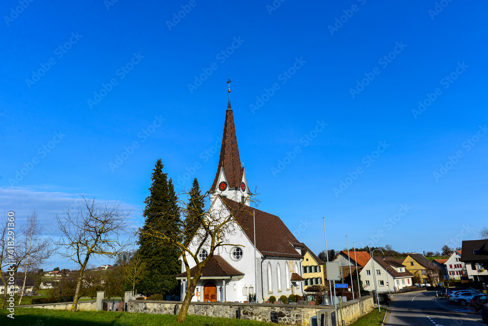 Katholische Kirche in Hagenwil bei Amriswil / Kanton Thurgau