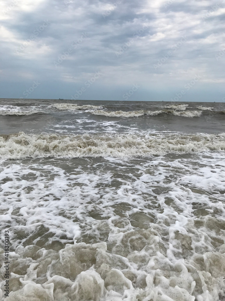 sea, beach, water, ocean, wave, coast, waves, sky, sand, nature, blue, landscape, shore, summer, foam, storm, coastline, rock, horizon, travel, clouds, surf, seascape, vacation, outdoor