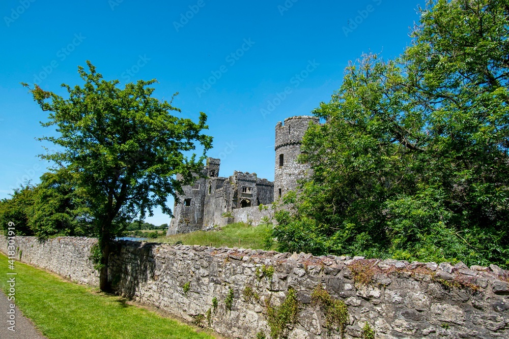 Fototapeta premium Carew castle Pembrokeshire 