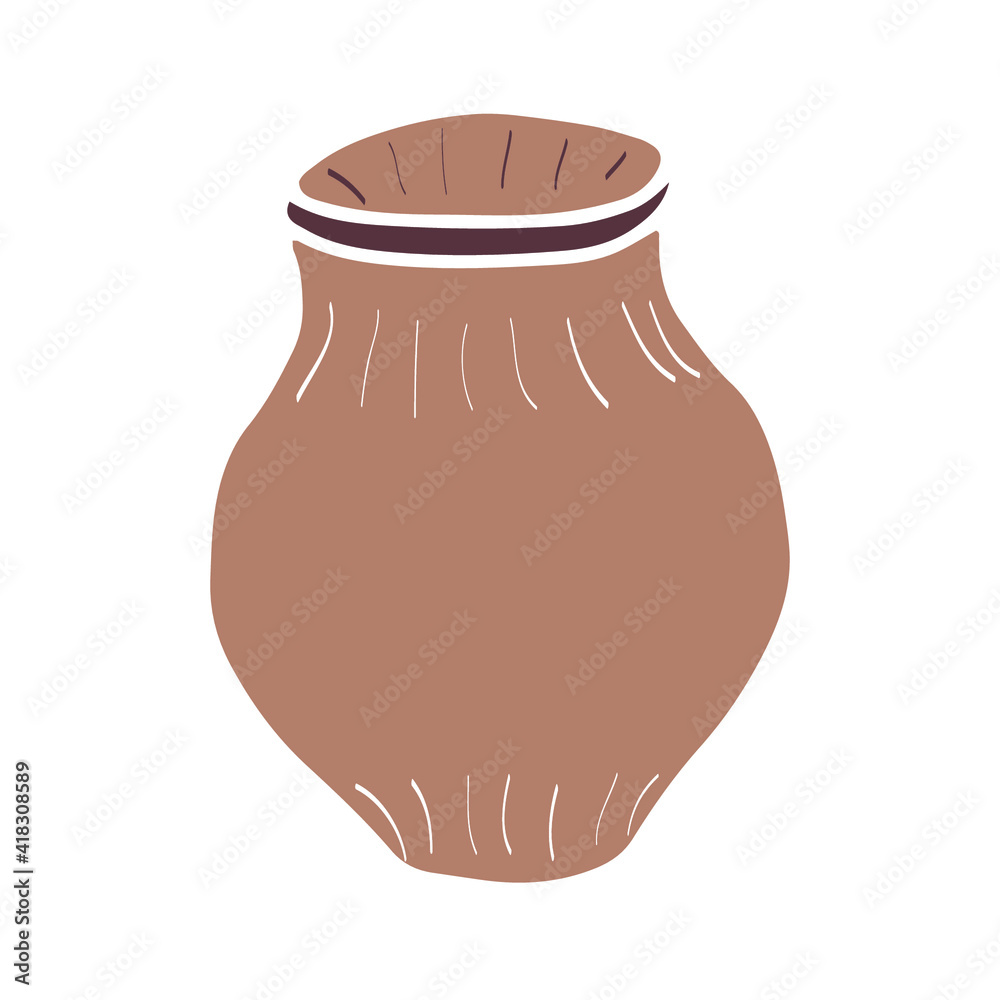 Ceramic jug. Vector element for the design. Ceramic jug. Vector element for the design.