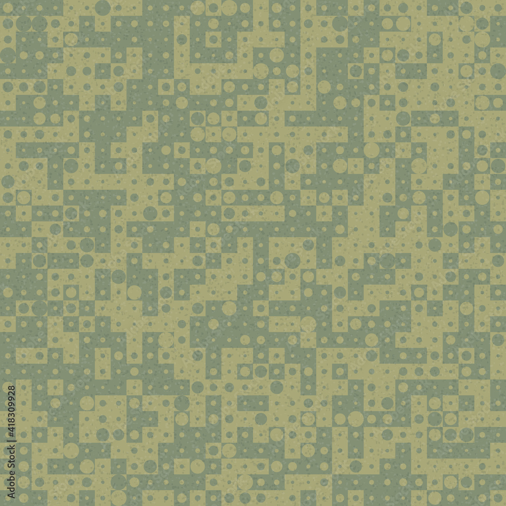 Fototapeta premium Abstract Geometric Pattern generative computational art illustration