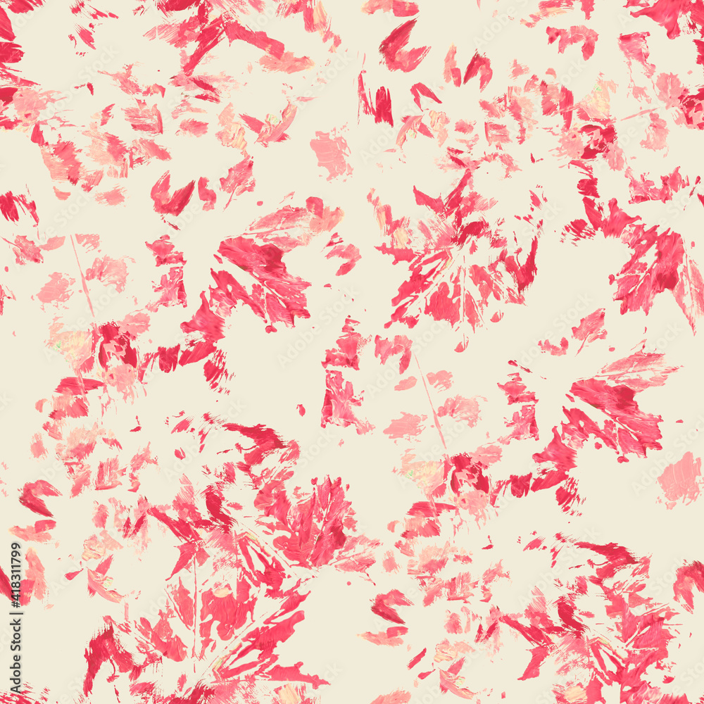 Abstract mix of leaf prints repeats seamless pattern. Digital image with hand painted texture. endless mixed media motif for textile decor and design. Abstract mix of leaf prints repeats seamless pattern. Digital image with hand painted texture. endless mixed media motif for textile decor and design.
