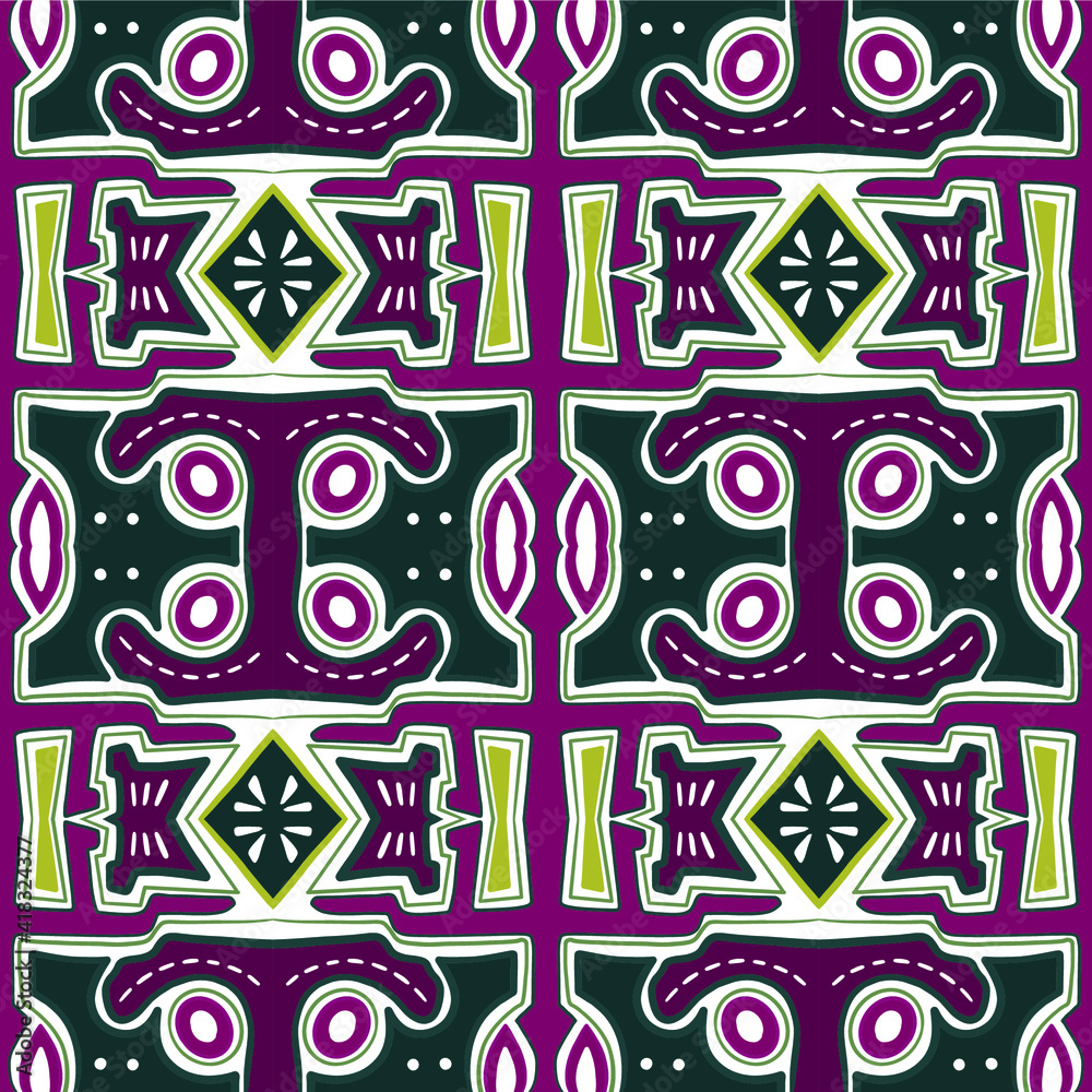 tribal fashion pattern