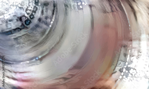 Abstract background with the image of mother of pearl. The texture of the watercolour. Mother-of-pearl background