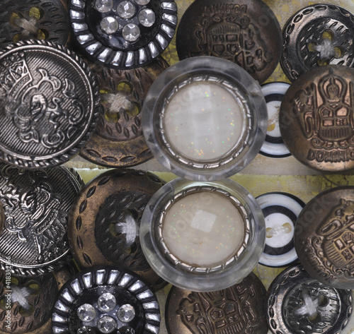set of vintage decorative buttons