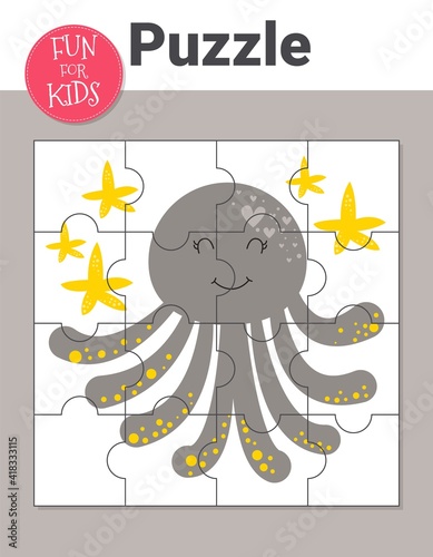 Educational Jigsaw Puzzle Game for Children.