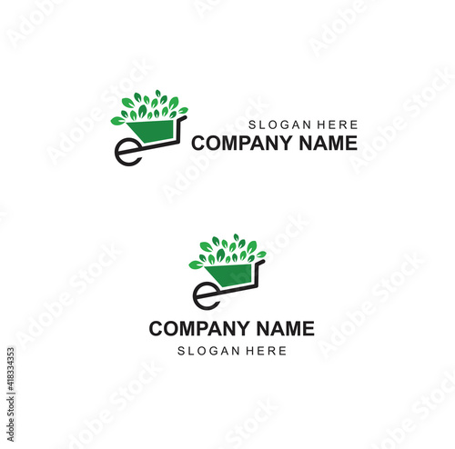 garden gardener gardening logo for website and company