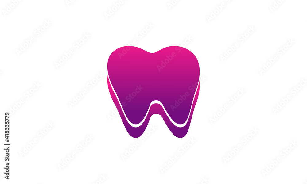 stock vector tooth colorful illustration vector design template for creative industry multimedia
