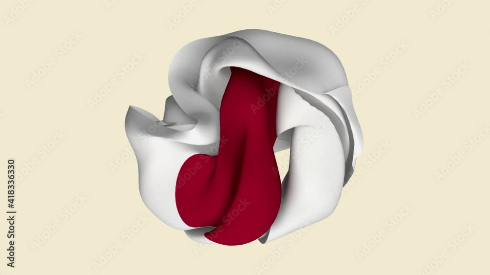 Crumpled Fabric Flag of Japan Intro. Japan Flag. Japan Banner. Oriental Asia Flags. Celebration. Flag Day. Patriots. Realistic Animation 4K. Surface Texture. Background Fabric. Crumpled Fabric Flag of Japan Intro. Japan Flag. Japan Banner. Oriental Asia Flags. Celebration. Flag Day. Patriots. Realistic Animation 4K. Surface Texture. Background Fabric.