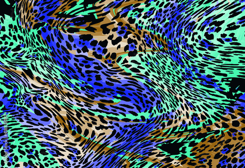 animal skin pattern vector