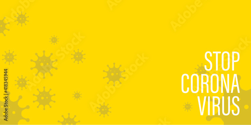 Getting vaccinated stops corona. flat style, concept of vaccination, injection, isolated vector illustration	