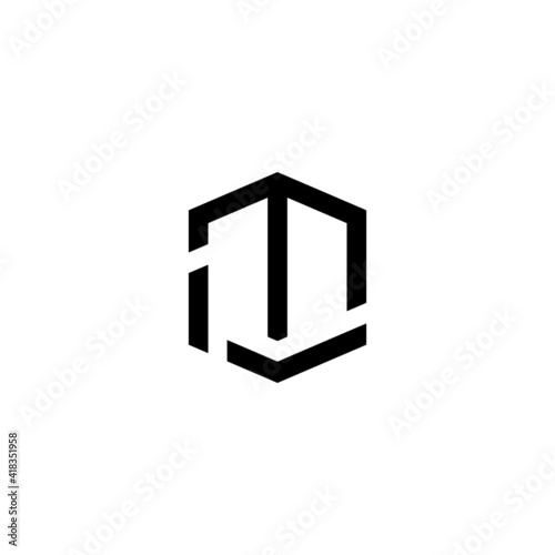 Logo design IM vector, IM minimal logo, Modern initial letter logo