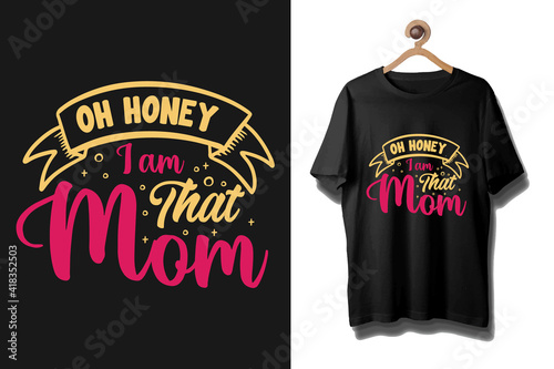 Mother's day colorful typography t shirt, Mommy typography shirt
