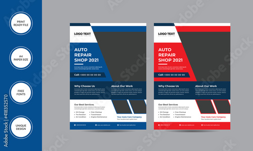 Car Repair Flyer Template