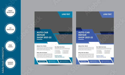 Car Repair Flyer Template