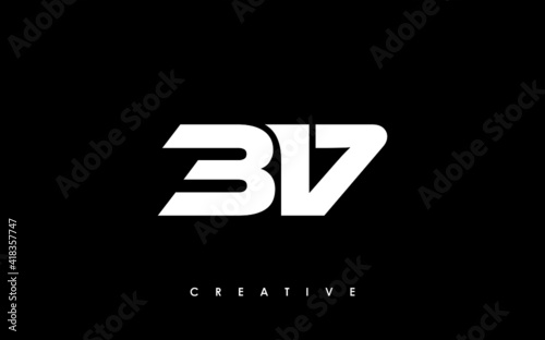 317 Letter Initial Logo Design Template Vector Illustration