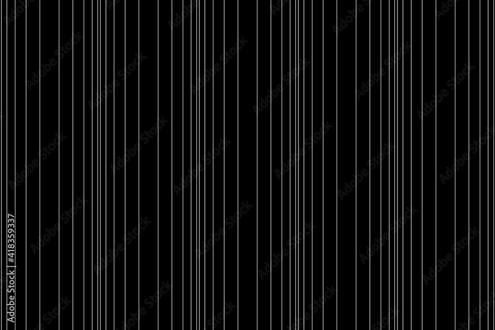 Vertical lines of abstract pattern. Design stripes gradient white on black background. Design print for illustration, texture, textile, wallpaper, background. Vertical lines of abstract pattern. Design stripes gradient white on black background. Design print for illustration, texture, textile, wallpaper, background.