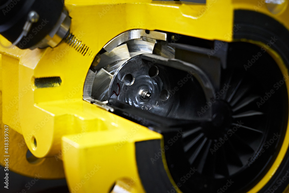 Fototapeta premium Turbine gas meter.