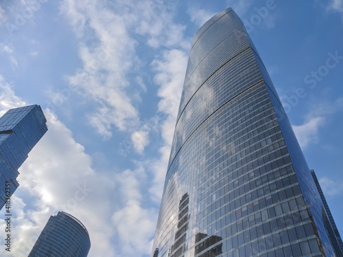 modern office building in Moscow city