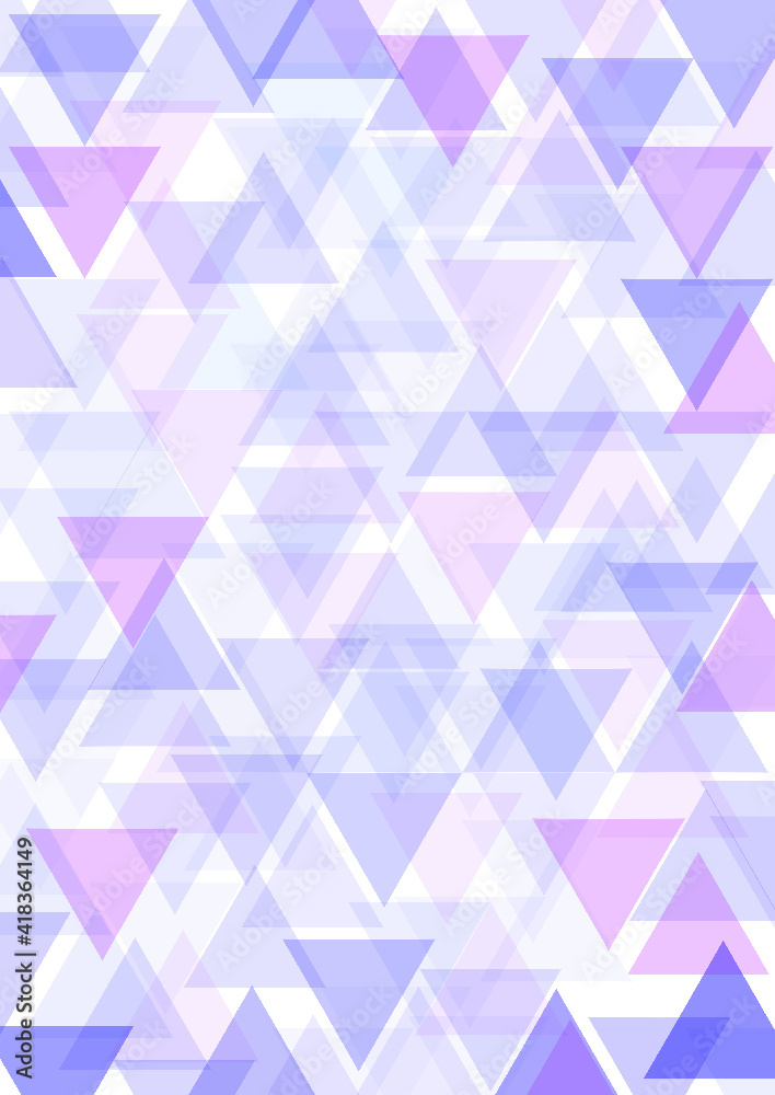 Triangles geometric vector background. Blue and violet geometry pattern design, triangular wallpaper illustration Triangles geometric vector background. Blue and violet geometry pattern design, triangular wallpaper illustration