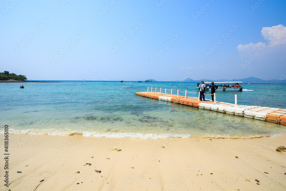  beautiful tropical island beach - Koh Kham, Sattahip,chonburi , Thailand 