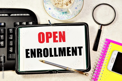 Open enrollment. The text header in the planning notebook. Fixing the facts. An appointment with a specialist.