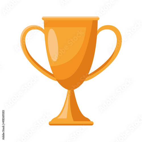 trophy cup award isolated icon