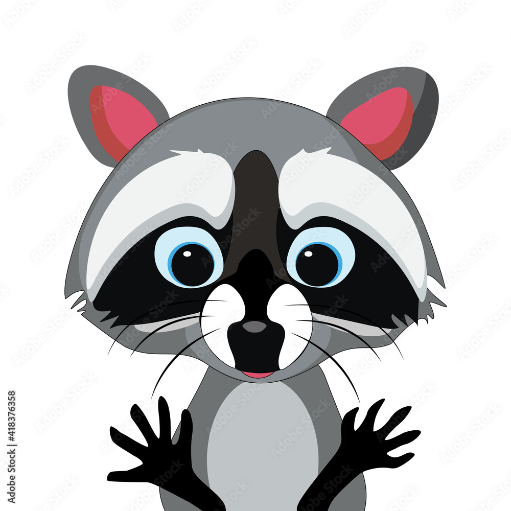 racoon icon vector racoon icon vector